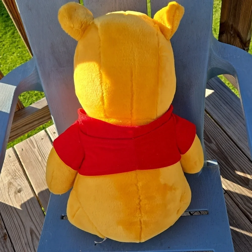 Pooh Mattel Arco Toys Winnie the Pooh Stuffed Animal Yellow and Red 18.5 IN LG